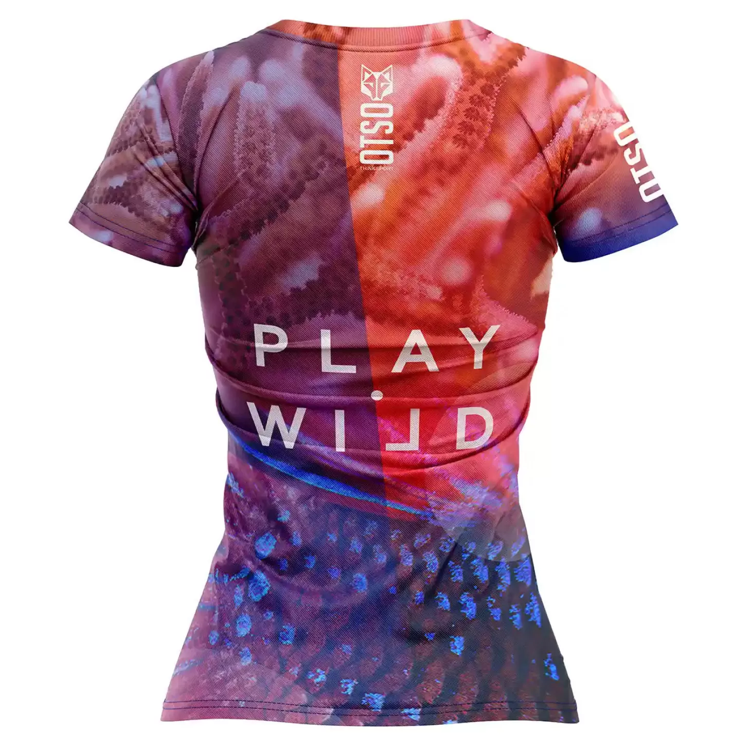 Hot Camiseta de pádel manga corta mujer - Coral Mujer Camisetas De Pádel Mujer