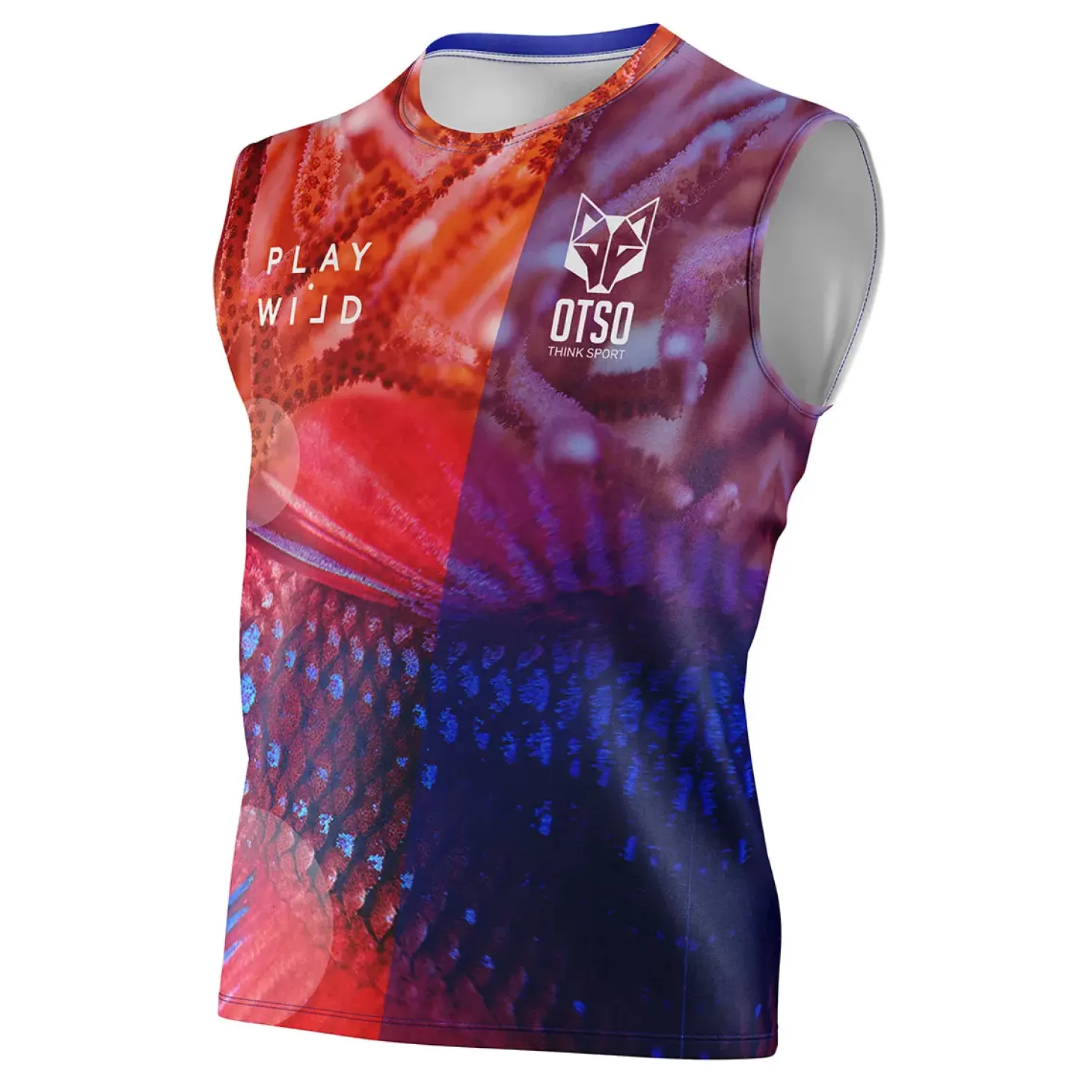 Sale Camiseta de pádel sin mangas hombre - Coral Hombre Camisetas De Pádel Hombre