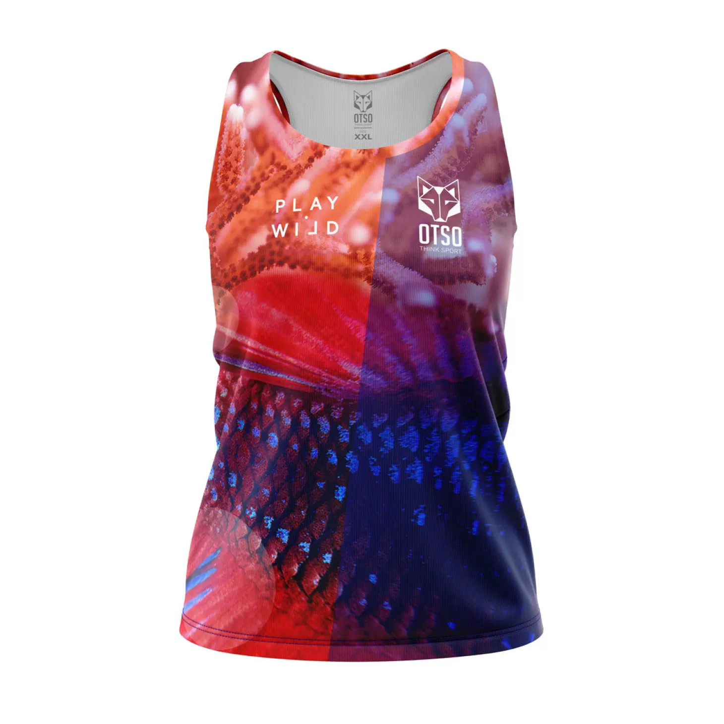Clearance Camiseta de pádel sin mangas mujer - Coral Mujer Camisetas De Pádel Mujer