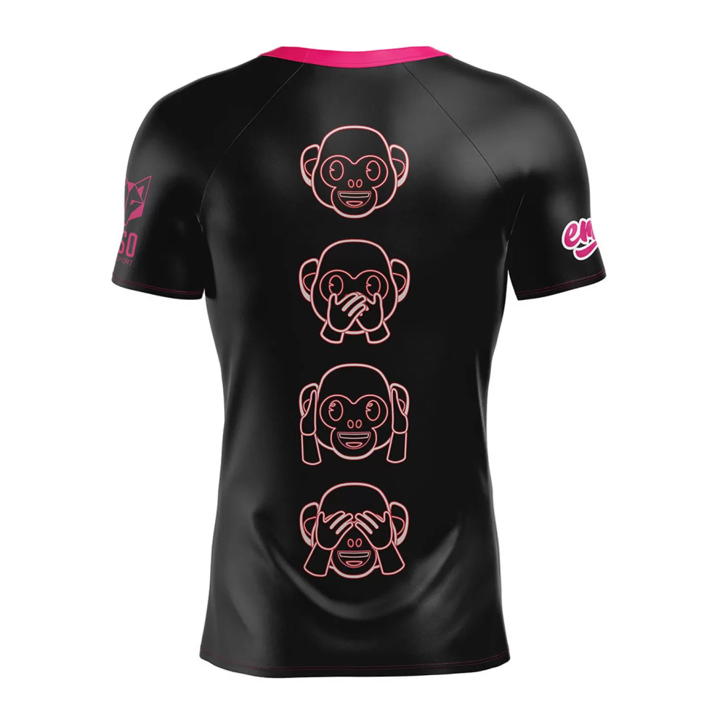 Best Camiseta manga corta hombre - Emoji Monkey Neon Hombre Camisetas Manga Corta Hombre