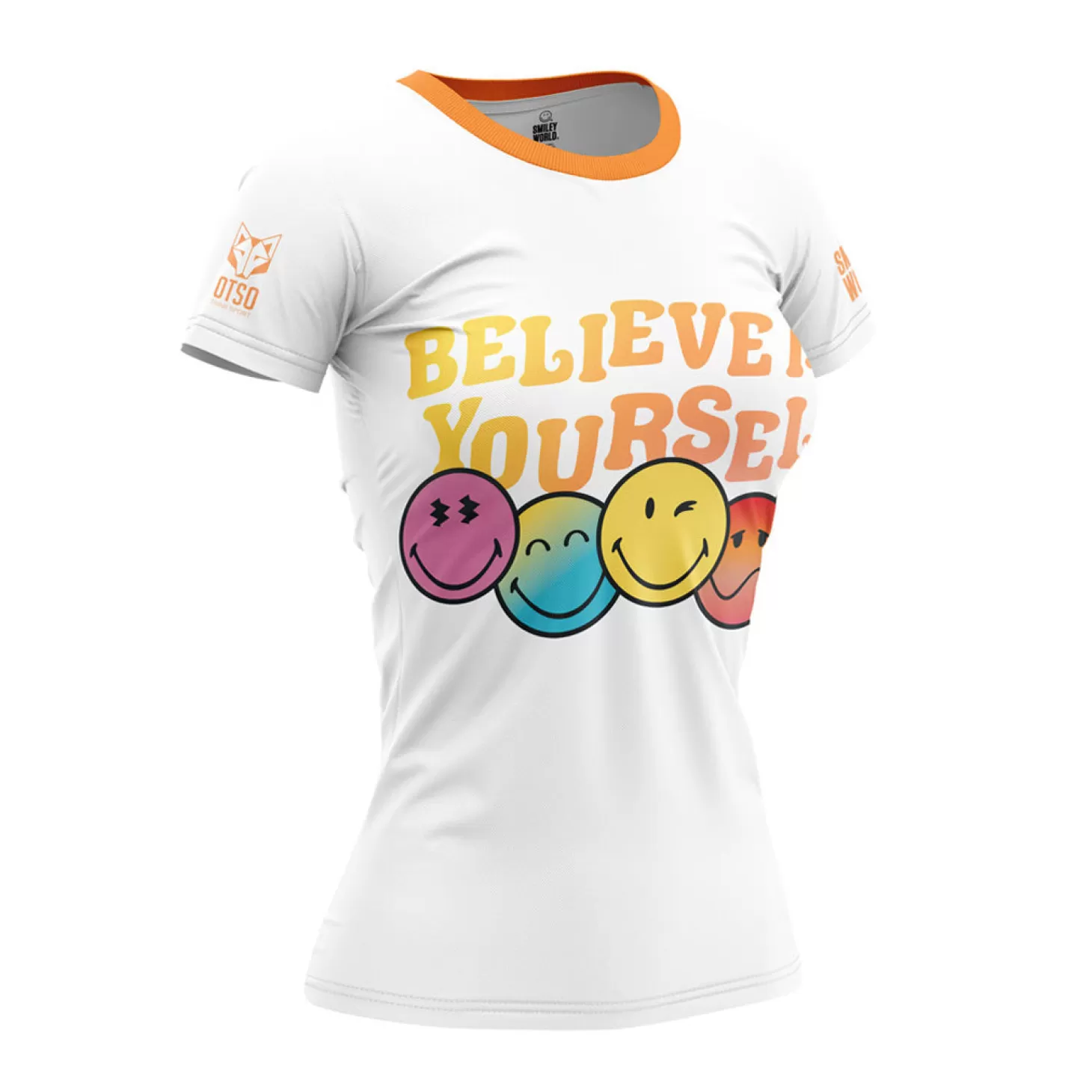 Clearance Camiseta manga corta mujer - SmileyWorld Believe Mujer Camisetas Manga Corta Mujer