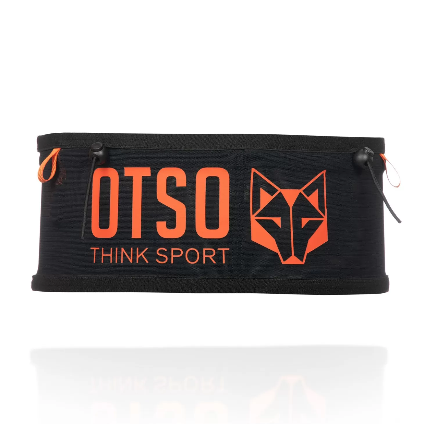 Clearance Cinturón de correr unisex - Black & Orange Cinturones De Correr | Cinturones Para Correr
