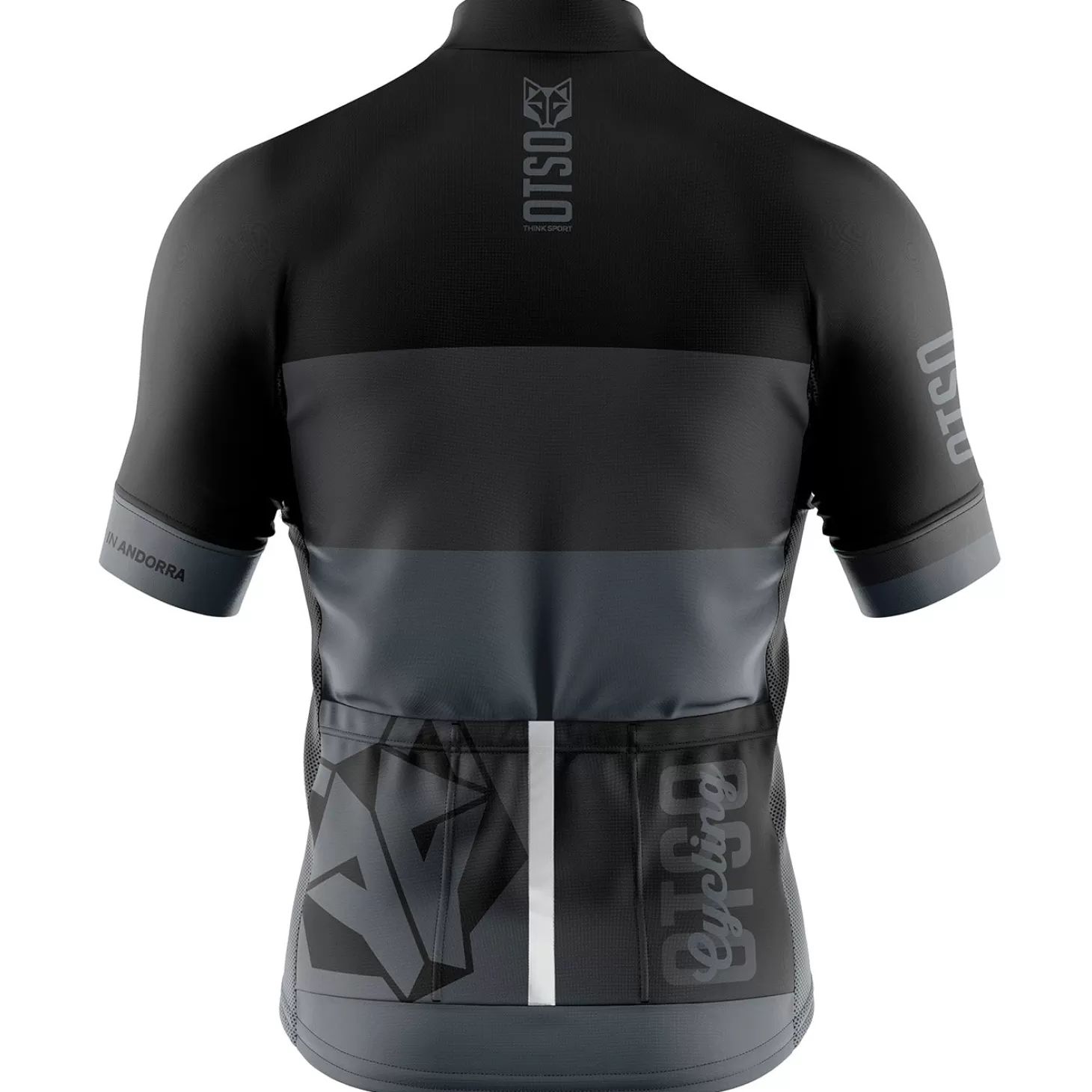 Flash Sale Maillot de ciclismo manga corta hombre - Black Hombre Maillots De Ciclismo Para Hombres