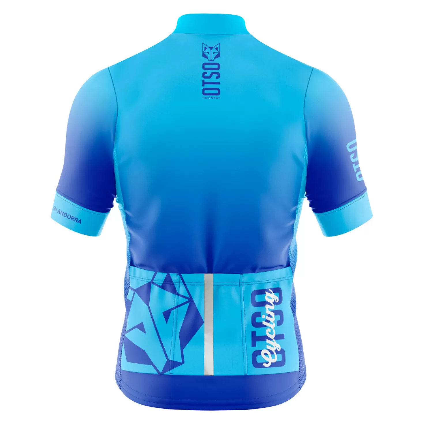 Hot Maillot de ciclismo manga corta mujer - Fluo Blue (Outlet) Mujer Maillots De Ciclismo Para Mujeres
