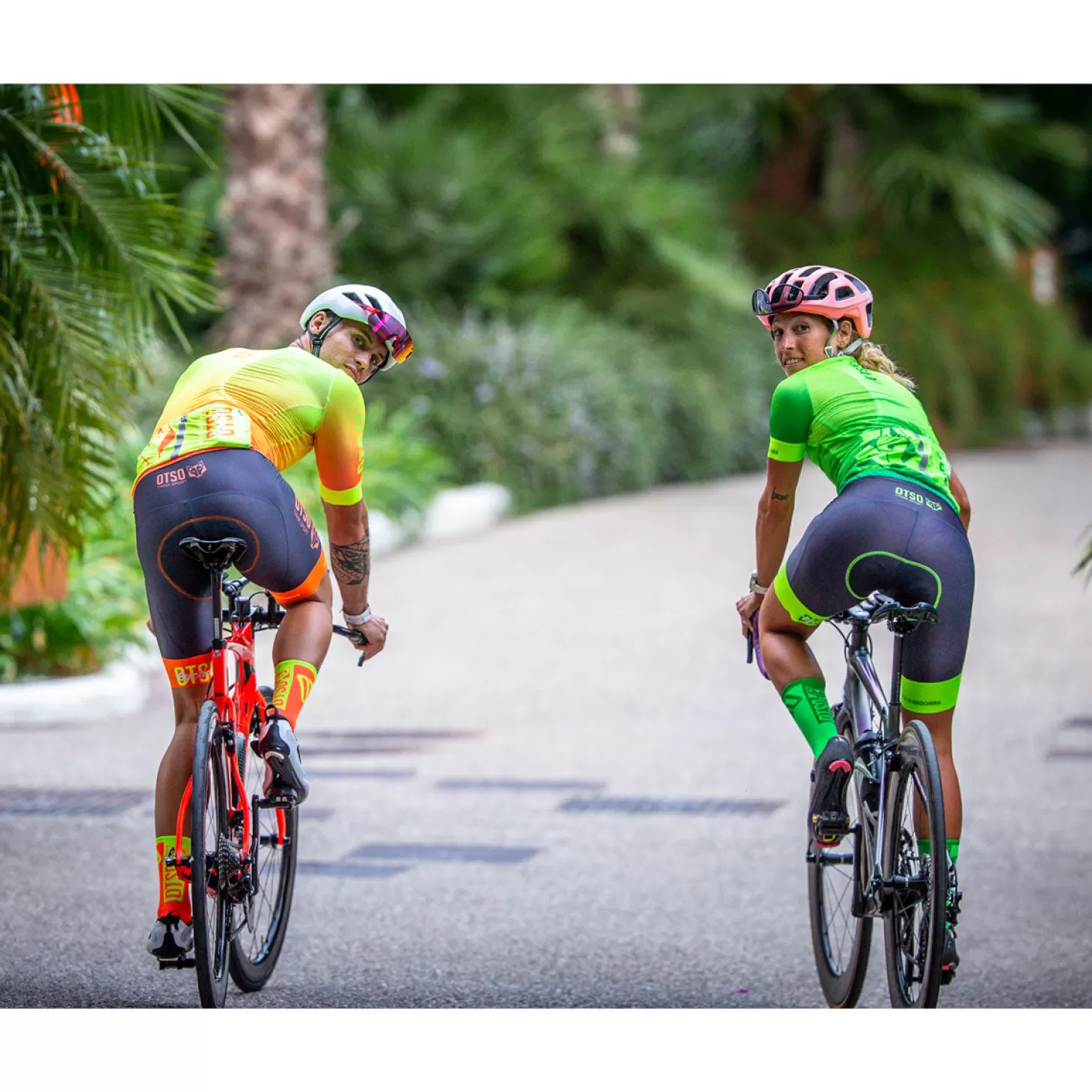 Hot Maillot de ciclismo manga corta mujer - Fluo Green (Outlet) Mujer Maillots De Ciclismo Para Mujeres