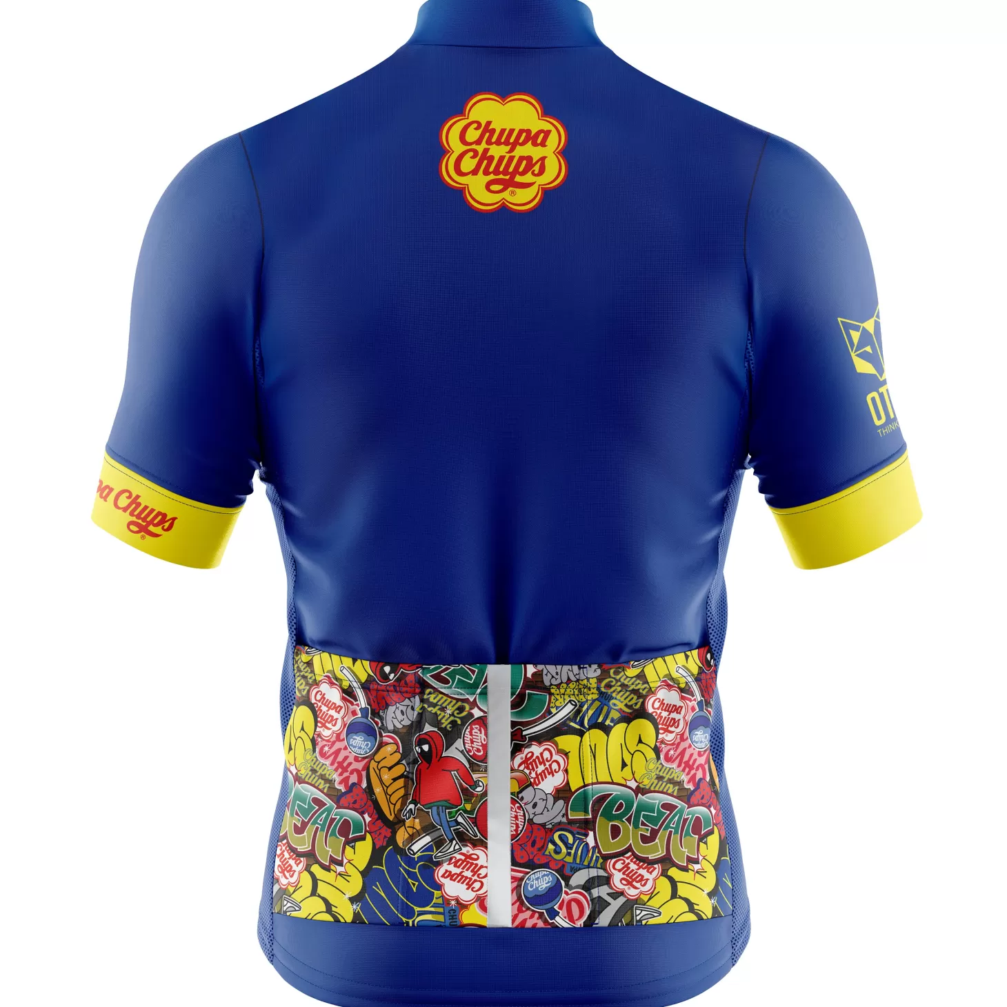 Cheap MEN'S SHORT SLEEVE CYCLING JERSEY CHUPA CHUPS GRAFFITI - Hombre Maillots De Ciclismo Para Hombres