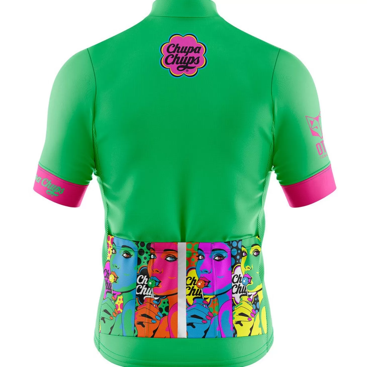 Sale WOMEN'S SHORT SLEEVE CYCLING JERSEY CHUPA CHUPS WARHOOL - Mujer Maillots De Ciclismo Para Mujeres