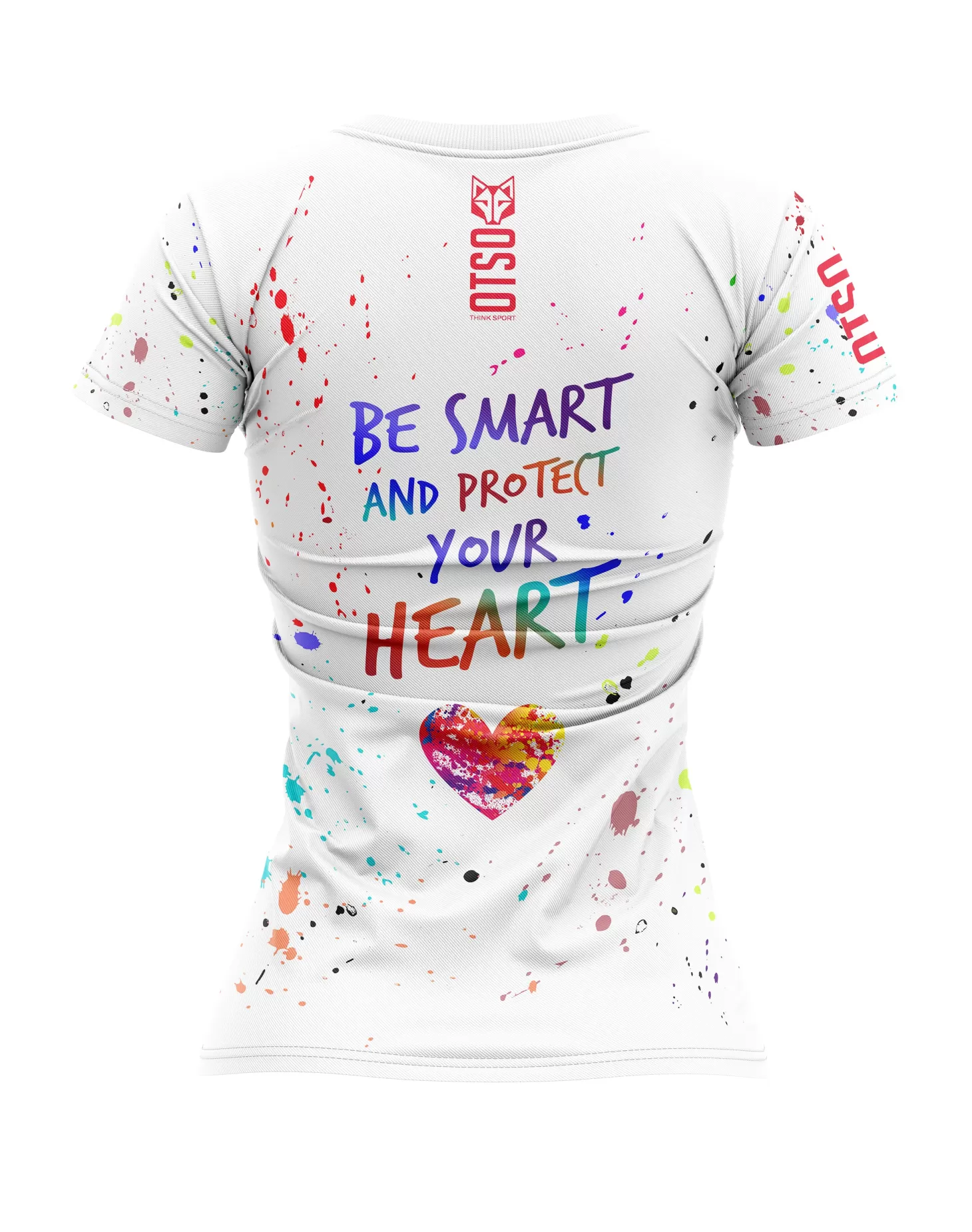 Online Women's Short Sleeve Shirt Be Smart and Protect your Heart - Mujer Camisetas Manga Corta Mujer